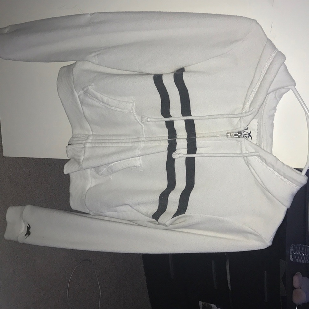 Holister white jacket